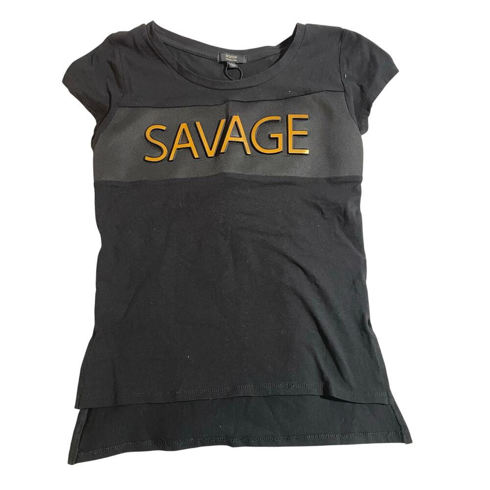 SAVAGE by Redfox NWT black t-shirt large